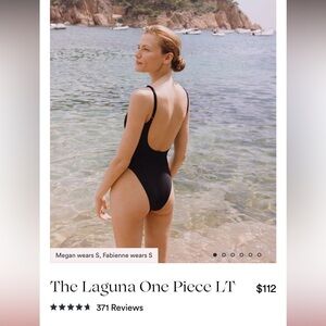 ✨NWT✨ Andie Swim “The Laguna One Piece” in Popcorn Black - Long Torso Sizing